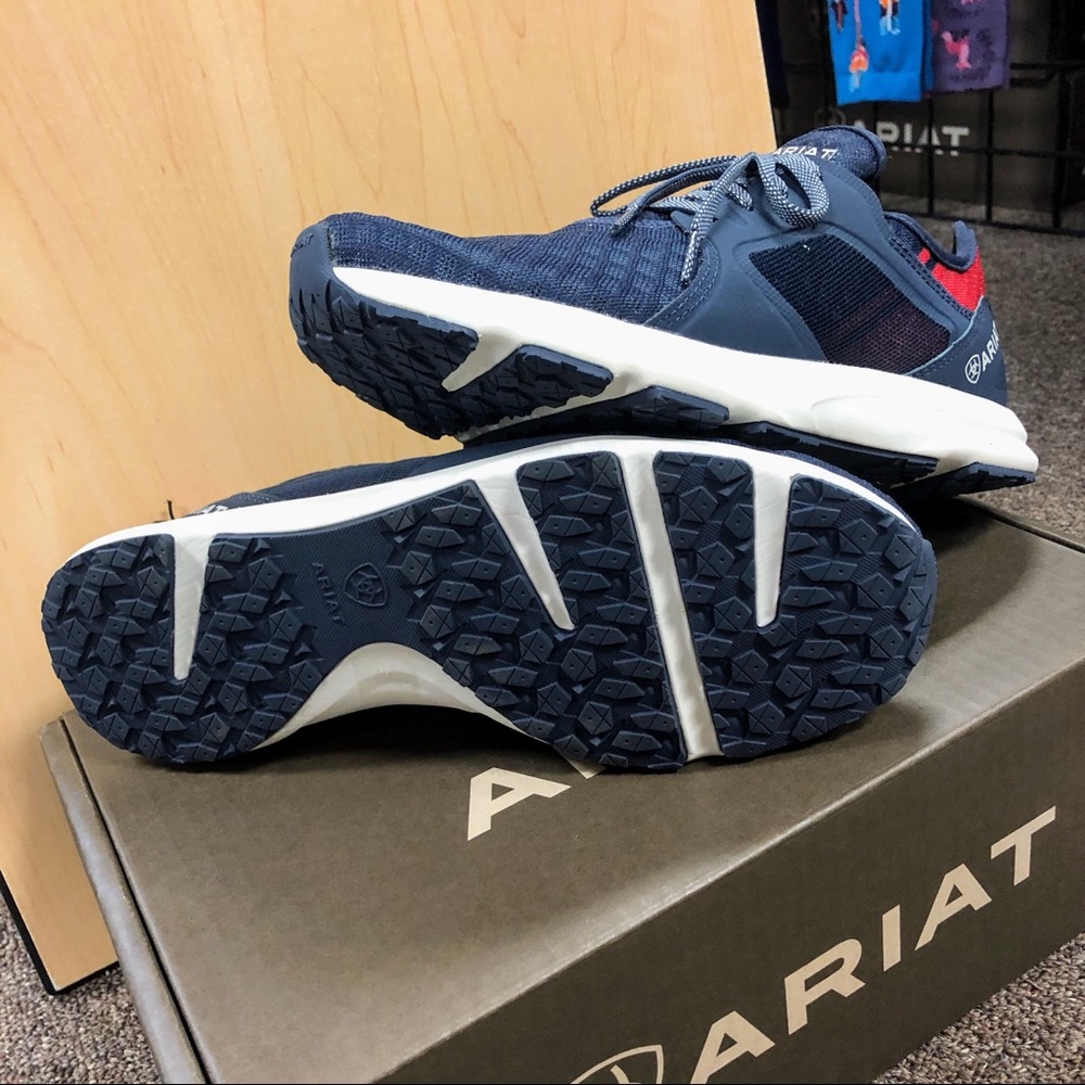 Ariat Women's Fuse Athletic Tennis Shoe Team Navy - Picture 4 of 5